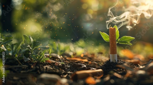 World No Tobacco Day 2022- Threat to our environment. Throughout it's lifecycle, tobacco pollutes the planet and damages the health of all people.