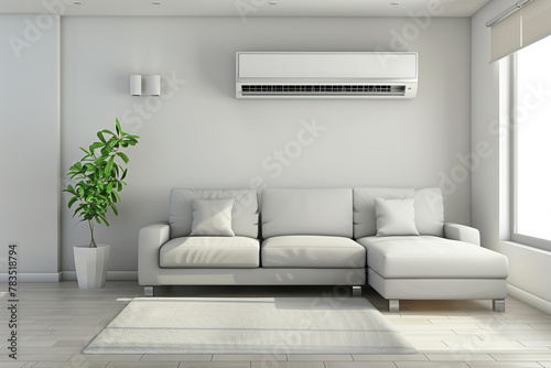 Air conditioning HVAC split unit  © rouda100