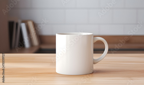 Wallpaper Mural Light Wood Countertop for Mug Mockup Torontodigital.ca