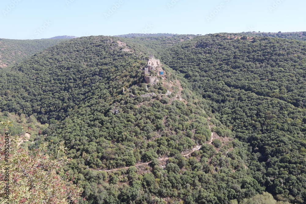 Obraz premium Landscape in the mountains in northern Israel.