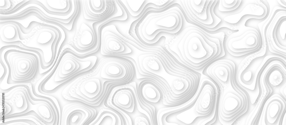 Abstract modern 3d Paper cut white background .white waves background ,paper art style, flyers posters prints .geometric background overlap layer.	