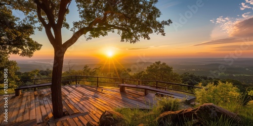 Sunrise Viewing Areas with Guided Meditations: Design sunrise viewing areas where guests can participate in guided meditations