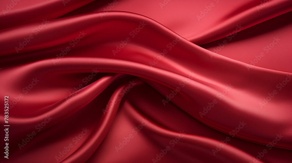 Minimalistic Crimson Silk Fabric Background Minimalistic Crimson Silk Fabric Background