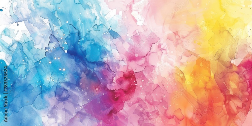 Watercolor Walls for Artistic Expression: Install watercolor walls in creative departments