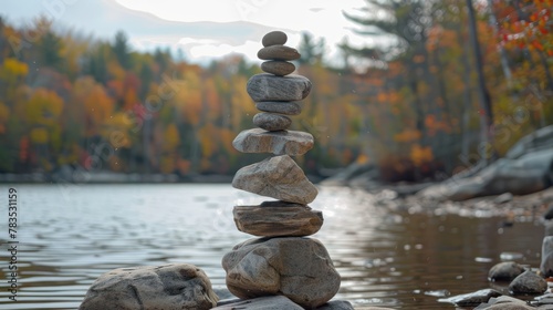 Meditative Rock Balancing: