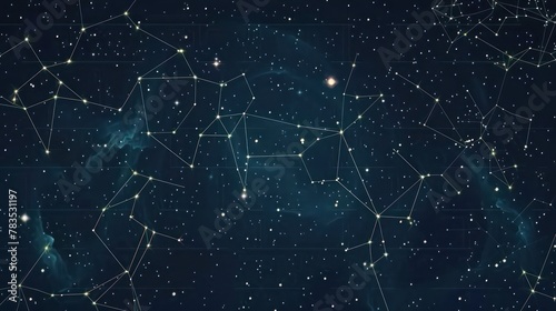 45. Cosmic Constellation Drawing © Alex