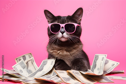 cat and money