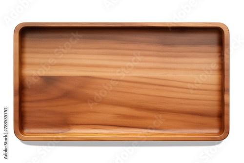 wooden board isolated on white background
