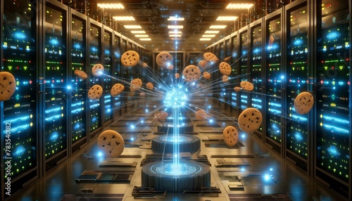 3D Image of  Cookie  in Cybersecurity