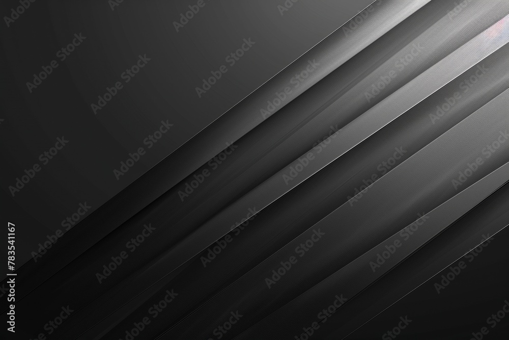 Black background with diagonal lines in gray, in a modern and sleek style Black background with diagonal lines in gray, in a modern and sleek style