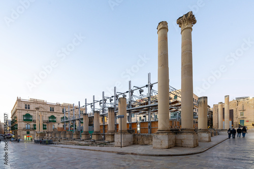 Royal Theater Square in  Valletta, Malta