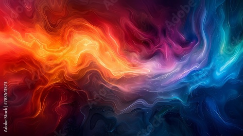 An abstract background with swirling shapes and vibrant hues, creating a sense of movement and liveliness