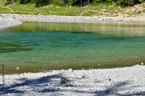 Das Namen gebende Wasser des grünen Sees bei Tragöß in der Obersteiermark