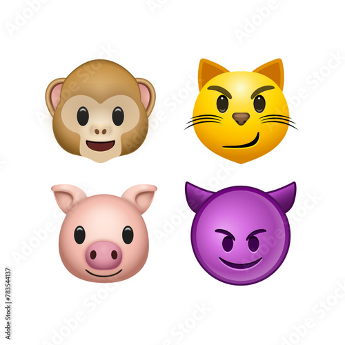 Emojis / Memoji iOS / Smile