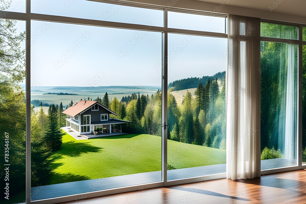 Fototapeta premium panoramic windows