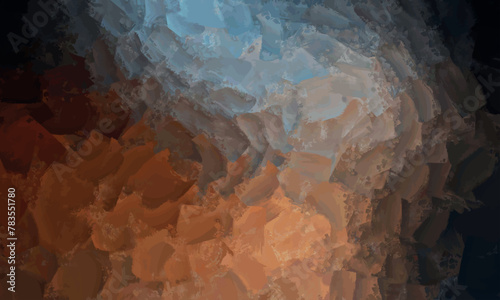 layered shadow blended abstract brush stroke effect image file gradient dark brown gray pale orange pearl white ashes color wall mural background backdrop