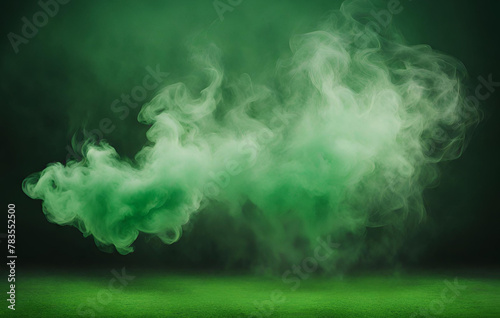 Modern illustration of a toxic smoke cloud on a transparent background A realistic haze of mystical atmospheric steam or condensation 