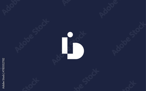 letter bi logo icon design vector design template inspiration