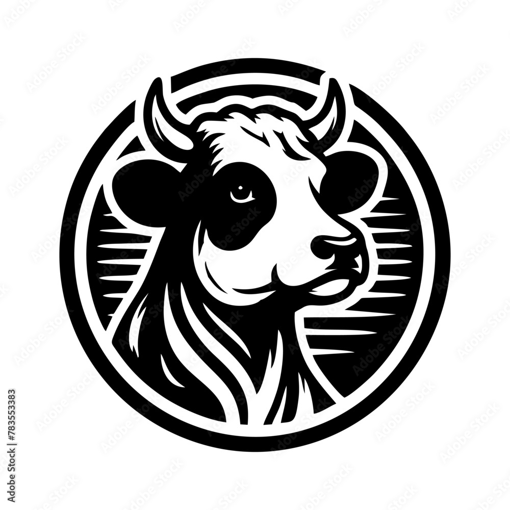 Cow logo design inspiration. Bull and buffalo cow animal logo design vector Cow logo design inspiration. Bull and buffalo cow animal logo design vector