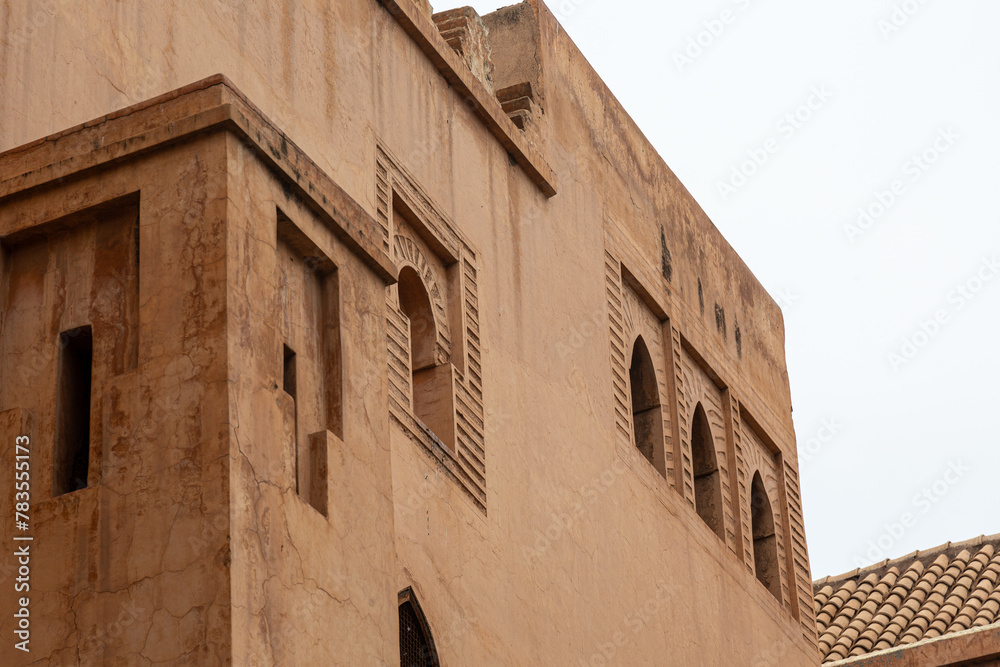 Details from building in  medina (old city) of Marakesh