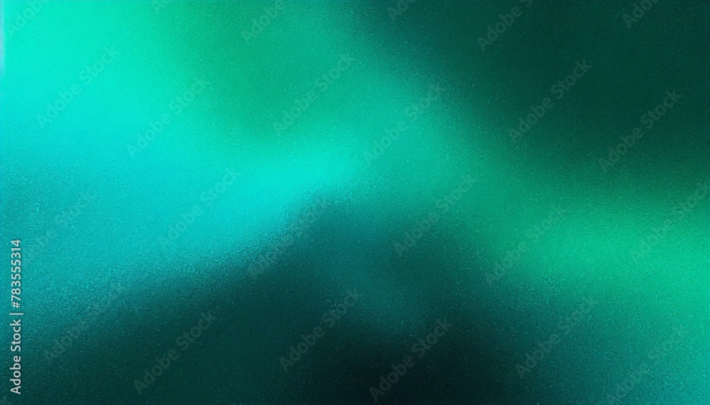 Enchanted Lagoon: Glowing Grainy Texture on Teal Blue Gradient