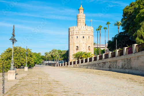 The Gold Tower, Seville, Spain photo