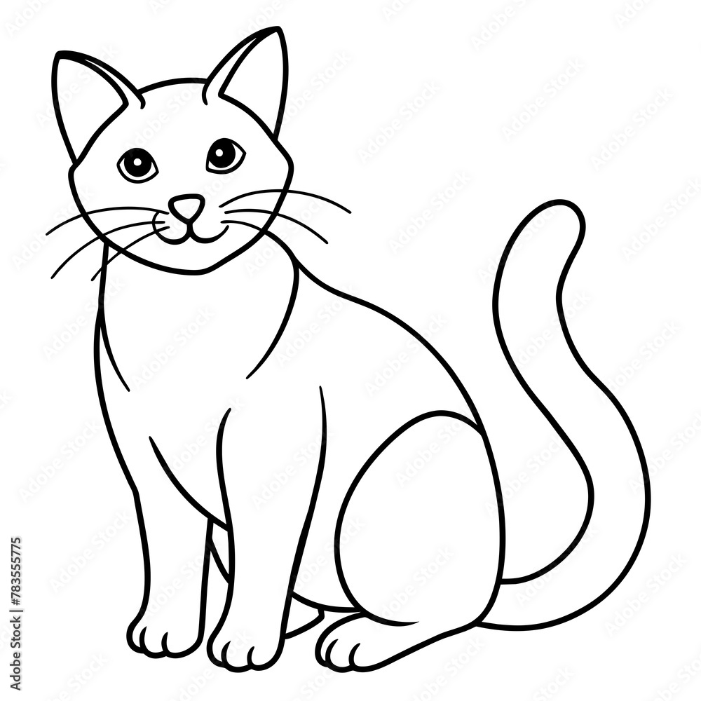 cat vector illustration.
cat vector illustration.