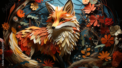 Vibrant Vistas: Follow a Fox's Adventure Through a Lively Landscape of ColorIn the heart of a lush, vibrant wilderness, a curious fox named Finnegan embarks on a spirited adventure that will forever