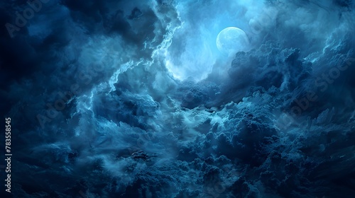 dark clouds in the sky