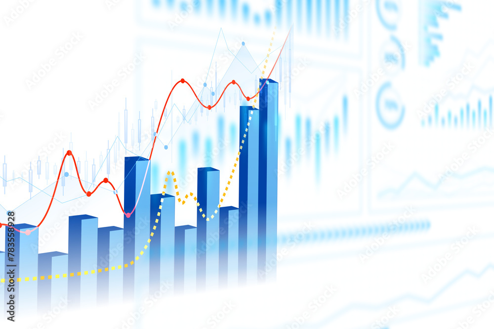 Complex financial charts and graphs overlayed indicating market trends, set against a white-to-blue gradient background, symbolizing data analysis Complex financial charts and graphs overlayed indicating market trends, set against a white-to-blue gradient background, symbolizing data analysis