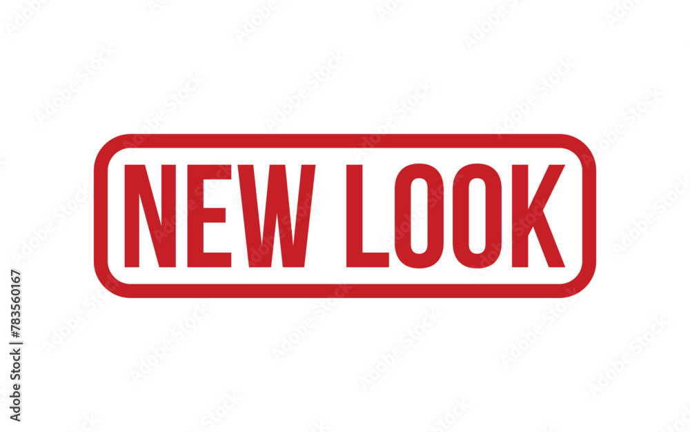Red New Look Rubber Stamp Seal Vector Red New Look Rubber Stamp Seal Vector