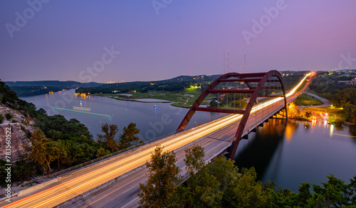 Pennybacker Bridge Overlook Austin Texas photo