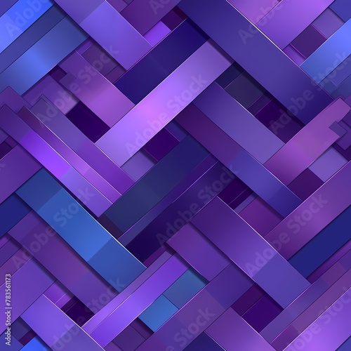 Seamless Abstract Geometric Lines Monochrome Metallic Purple Pattern photo
