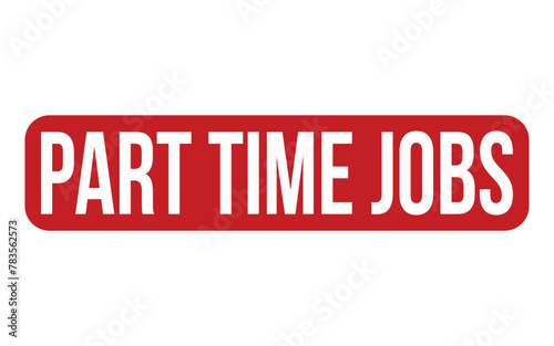 Time Jobs Rubber Stamp Seal Part Vector