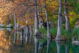 Beautiful Fall Color in Garner State Park Texas