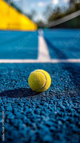 tennis ball on a court 4k wallpaper © AY AGENCY