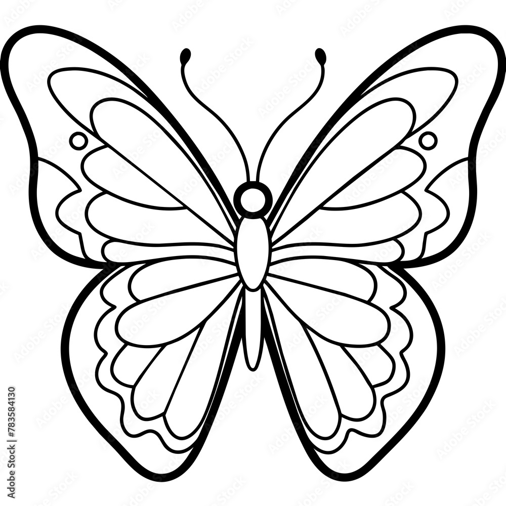 Butterfly vector illustration.
Butterfly vector illustration.