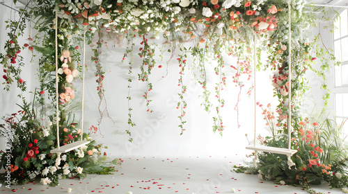 Backdrops in the garden Floral Swing photo