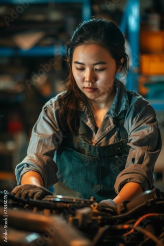 female mechanic