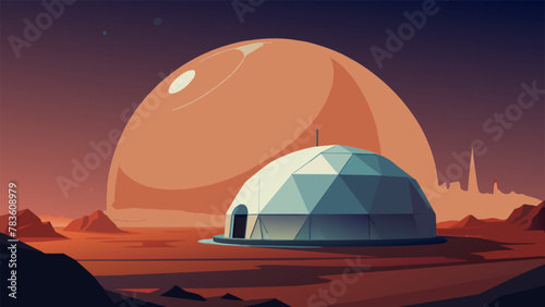 An atmosphereless dome on a distant moon where alien creatures showcase their incredible physical abilities in games of skill and strength.