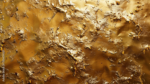 Luxurious and opulent gold foil texture background. photo