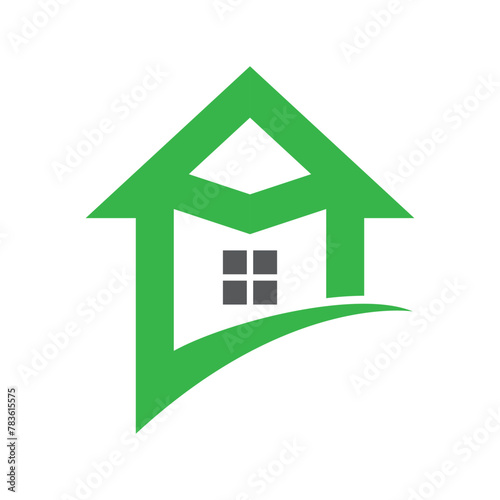 simple and elegant housing logo design