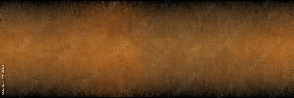 orange to black gradient colored parchment vintage old paper texture from Generative AI