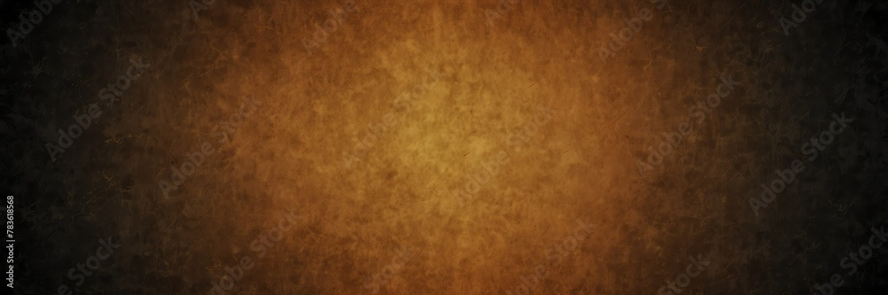 orange to black gradient colored parchment vintage old paper texture from Generative AI