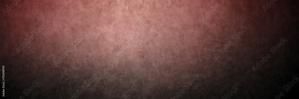 pink to black gradient colored parchment vintage old paper texture from Generative AI - obrazy, fototapety, plakaty 