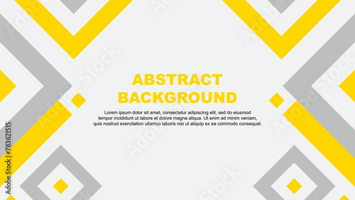 Abstract Background Design Template. Banner Wallpaper Vector Illustration. Yellow Template