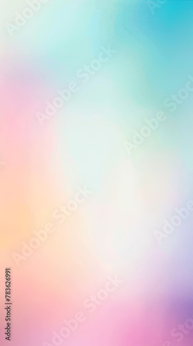 Soft pastel colors in a gradient wash AI generated illustration