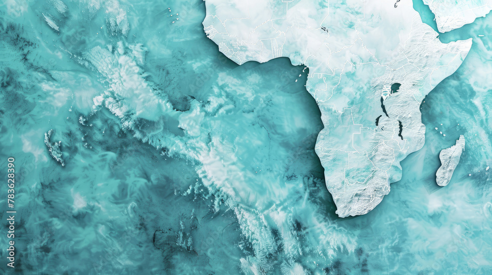 Burundi Map teal blue Color Background quality files png