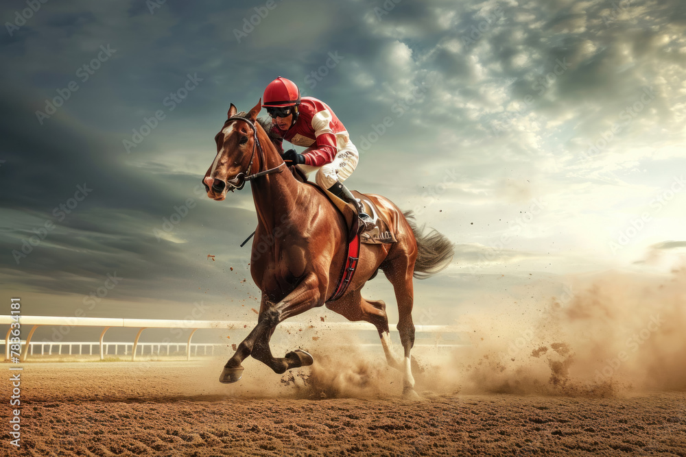 custom made wallpaper toronto digitalhorse racing, horse jockey, sports betting, in motion, close