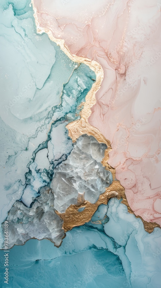 Tranquil pastel shades create a peaceful atmosphere in the artwork AI generated illustration Tranquil pastel shades create a peaceful atmosphere in the artwork AI generated illustration